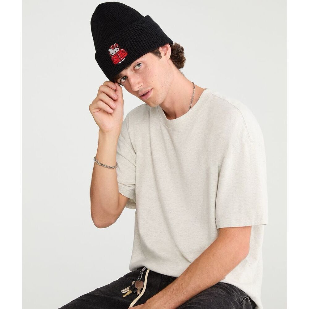 Hello Kitty | Aero Puffer Jacket Ribbed Beanie